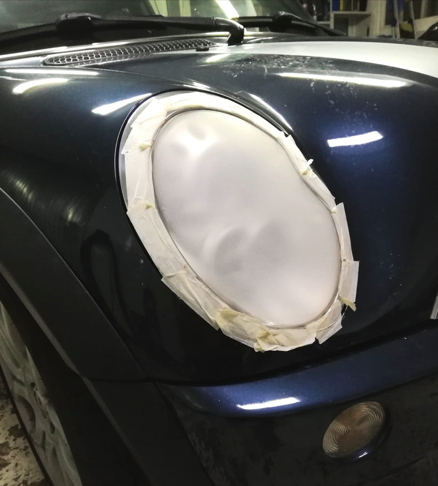 Pulido de faros en Vigo - Antes